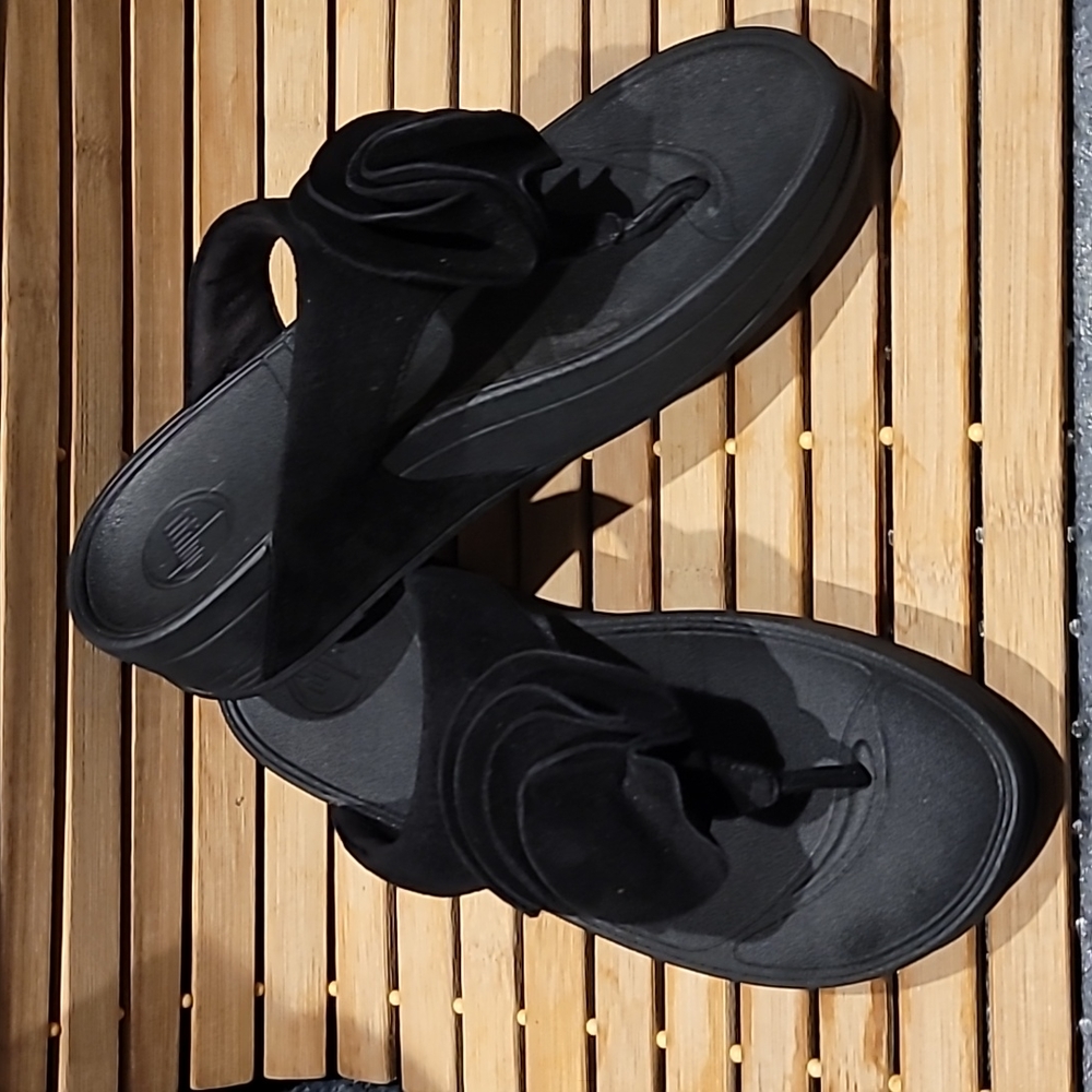 Fitflop Black Velvet size 7